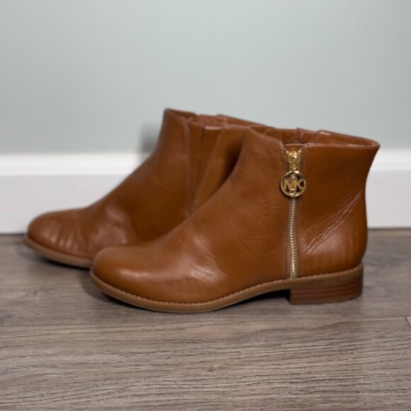 Brown Michael Kors Ankle Boots Size 6.5 - Picture 4 of 8